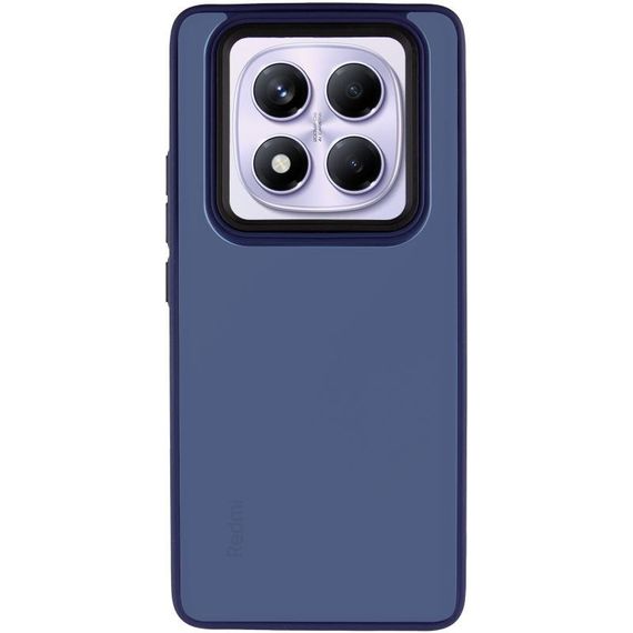 Чохол TPU+PC Lyon Frosted для Xiaomi Redmi Note 15 4G/5G (EU) Navy Blue | Зображення 1