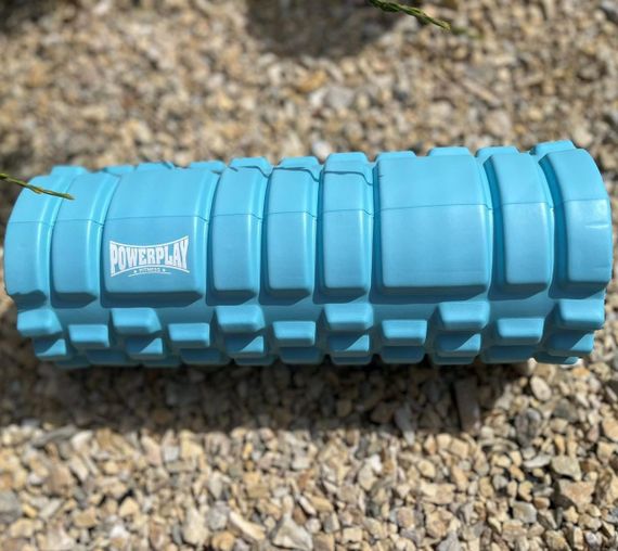 Масажний ролик (роллер) Паверплей 4025 Massage Roller Синій (33x14см.) | Зображення 6