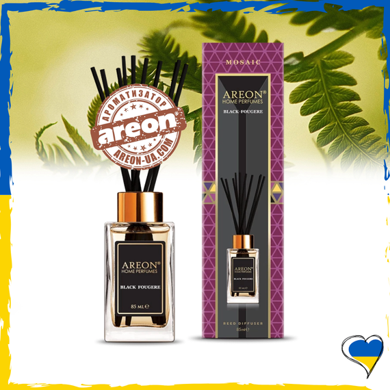Аромадифузор Areon Home Perfume Mosaic Black Fougere 85 мл