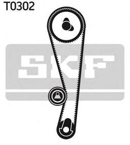 Комплект ременя ГРМ (Вир-во SKF) SKF VKMA95641 на HYUNDAI ATOZ (MX)
