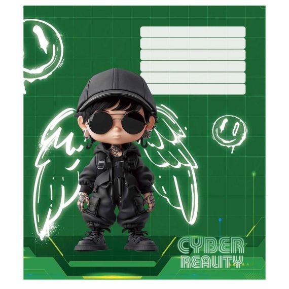 Зошит учнівський Cyber reality Школярик 3566K 12 аркушів Різнокольоровий shop (482000647251103566) | Зображення 1