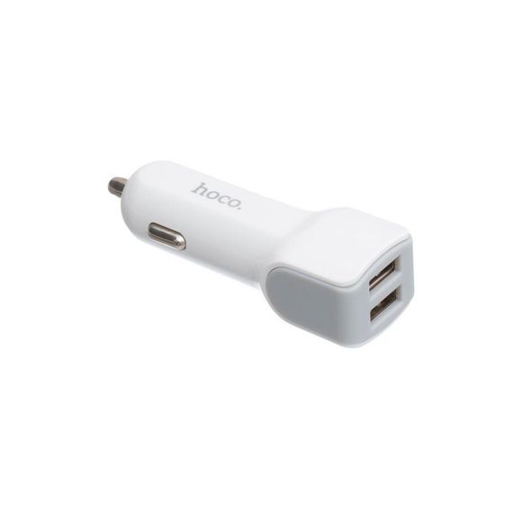 Автомобільний Зарядний Пристрій Hoco Z23 2USB Micro Колір Білий | Зображення 3