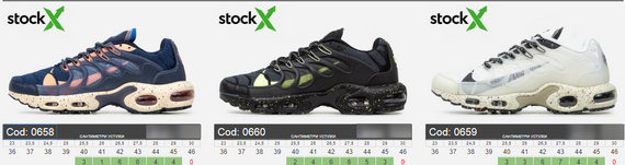 Крихітки у стилі N-ke Air Max Plus Terraspace 40 (25,5)