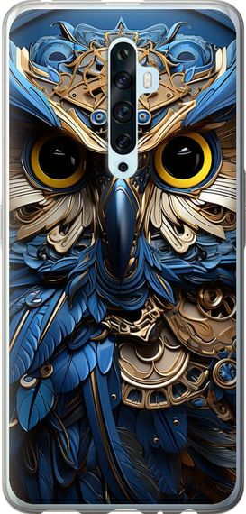 Чехол на Oppo Reno 2Z Сова v2 "5649u-1867-17620"