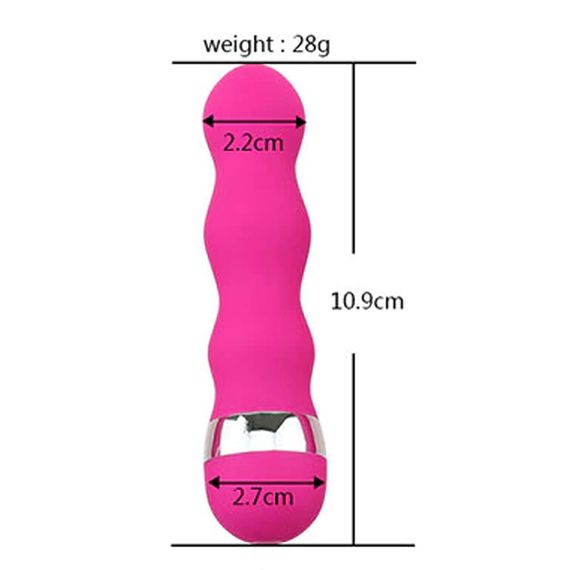 Міні-вібратор Babydoll Міні Вібратор Малиновий 1250-3 ААА-1 | Зображення 1