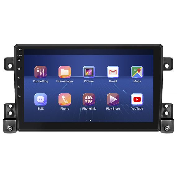 Штатная магнитола Lesko Suzuki Grand Vitara III Рестайлинг 2008-2012 экран 9" 2/32Gb 4G Wi-Fi GPS Top Сузуки | Зображення 1