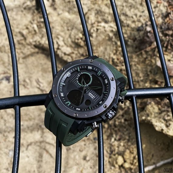 Часы Sanda 6012 Green-Black | Зображення 3