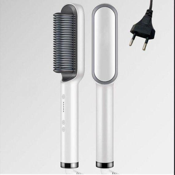 Електрична гребінець-випрямляч Hair Straightener HQT-909 щітка для укладання волосся | Зображення 2