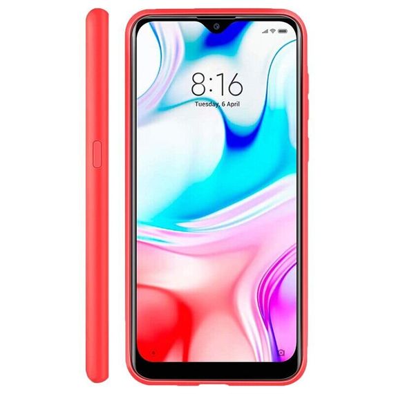 Чохол Candy Silicone для Xiaomi Redmi 8 колір Червоний | Зображення 4