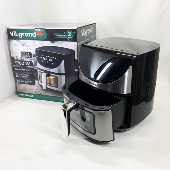 Фритюрниця для фри ViLgrand VAF6017WDS 1700 Вт 6 л, Аерогриль без олії, Аерогриль без олії OF-61