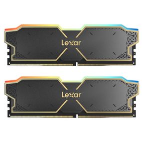 Модуль пам'яті для комп'ютера DDR5 32GB (2x16GB) 6000 MHz Thor RGB Lexar (LD5U16G60C38BG-RGD)
