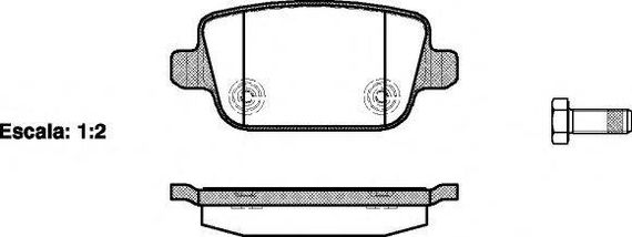 Колодка гальм. диск. FORD KUGA задн. (вир-во REMSA) REMSA 125600 на LAND ROVER LR2 (FA_)