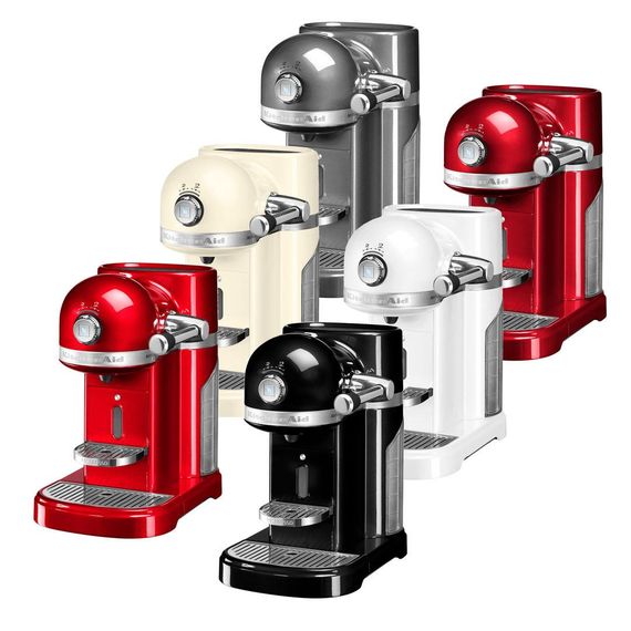 Кофемашина KitchenAid Artisan Nespresso 5KES0503EAC, капсульна, 1.4 л, кремова | Зображення 5