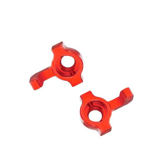 Поворотні кулаки металеві Remo Hobby A2507 для моделей 1/16 Red (2шт) | Зображення 3