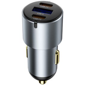 АЗУ WIWU CC032 Nano Pro PD60W+QC3.0 (1USB-A/2C) Gray