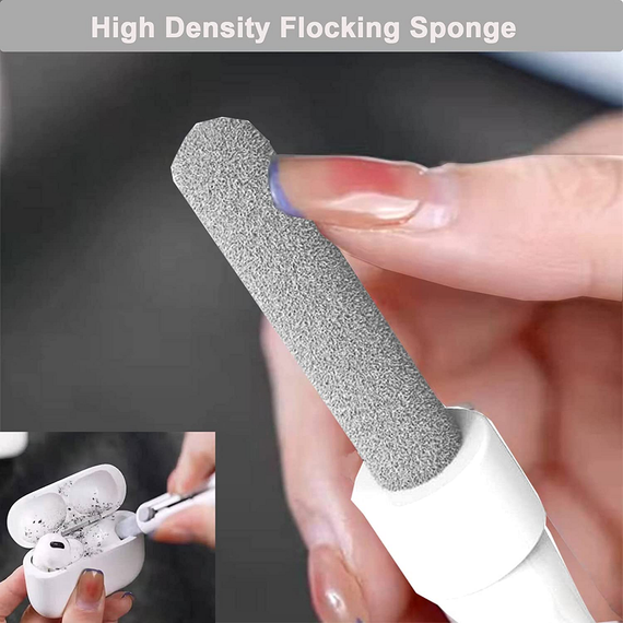 Ручка щетка 3 в 1 для чистки наушников и других гаджетов Multi Cleaning Pen | Зображення 4