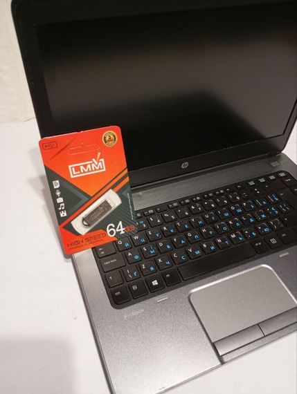 Ноутбук Б-клас HP ProBook 640 G1 / 14" (1366x768) TN / Intel Core i5-4210M (2 (4) ядра по 2.6 - 3.2 GHz) / 8 GB DDR3 / 128 GB SSD / Intel HD Graphic 4600 / WebCam + USB-флешка 64 GB б/в | Зображення 8