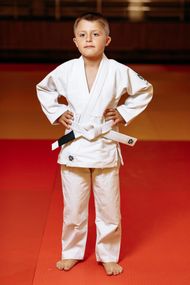 Кімоно для джиу - джитсу біле, TM "Kintayo", 150 зріст, щільність 350 гр/м.кв.