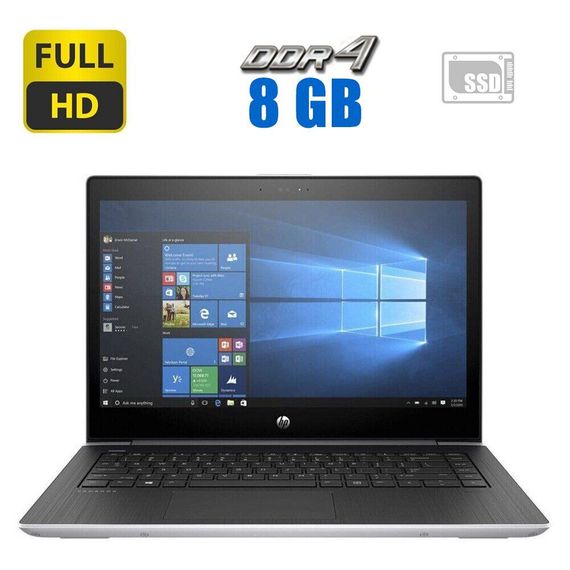 Ультрабук HP ProBook 440 G5 / 14" IPS / Intel Core i3-8130U (2(4) ядра по 2.2-3.4GHz) / 8GB DDR4 / 240GB SSD / HD Graphics 620 / WebCam б/у