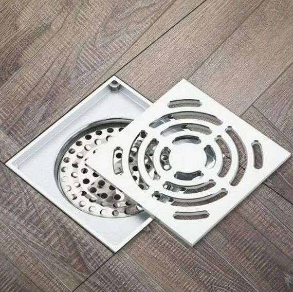 Душовий трап Gappo 100х100 мм, хром G81052 | Зображення 2