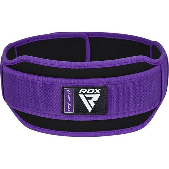 Пояс для важкої атлетики RDX RX5 Double Belt неопреновий Purpel XS | Зображення 5