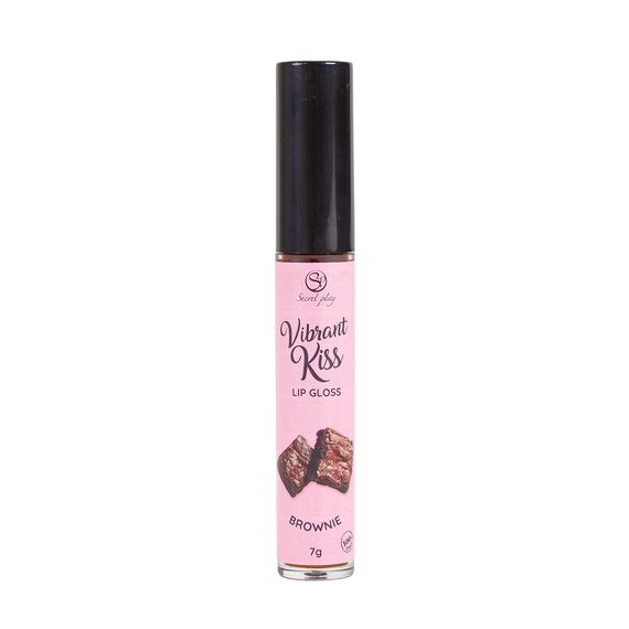 Блиск для губ з ефектом вібрації - Secret Play Brownie Lip Gloss Vibrant Kiss | Зображення 2
