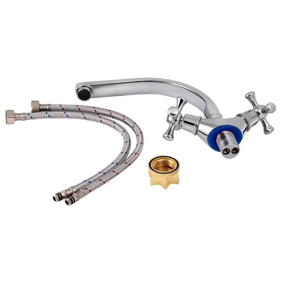 Смеситель для кухни Lidz Lamb 276F двухвентильный LDLAM276FCRM22019 Chrome | Зображення 6