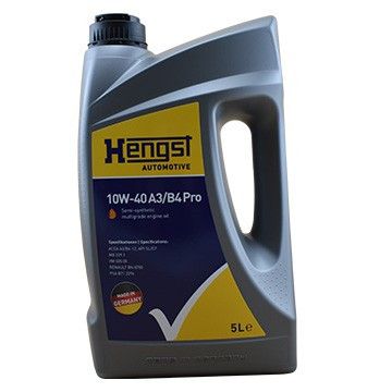 Моторное масло полусинтетическое 10W-40 A3/B4 Pro-(5L) 10W-40 A3/B4 Pro-(5L), Hengst Oil, 555800000,