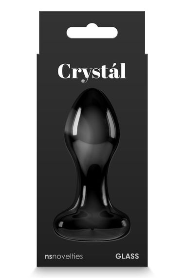 Скляна пробка NS Novelties CRYSTAL HEART BLACK | Зображення 2