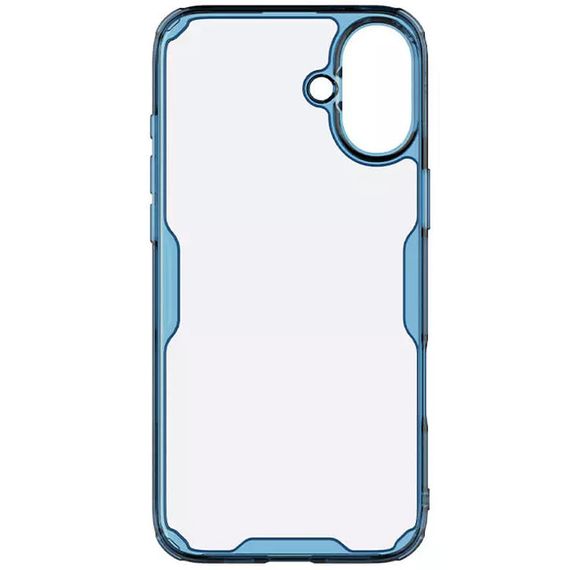 TPU чохол Nillkin Nature Pro Series для Apple iPhone 16 (6.1") Синій (прозорий) | Зображення 5