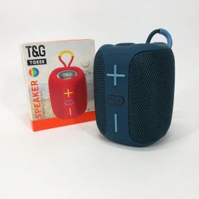 Портативная Bluetooth колонка TG658 8W с RGB подсветкой. YO-324 Цвет: синий