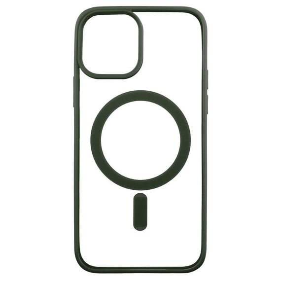 Чохол TPU Color with Magsafe для iPhone 12/12 Pro Колір 05, Зелений | Зображення 8