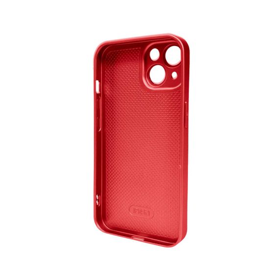 Чохол для смартфона AG Glass Matt Frame Color Logo for Apple iPhone 14 Coke Red | Зображення 1