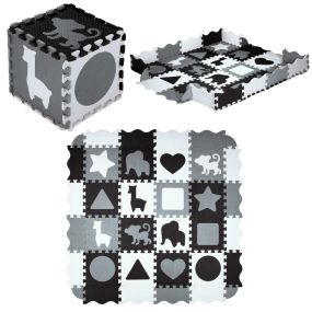 Детский коврик-пазл NILS FUN с бортиками — безопасное и развивающее игровое пространство