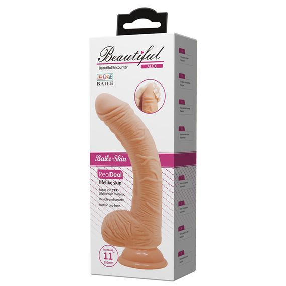 Фалоімітатор - Beautiful Encounter Alex Dildo Flesh sexstyle | Зображення 9