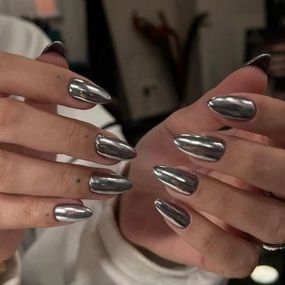 Дзеркальна втирка №11 (темно-срібна) + аплікатор