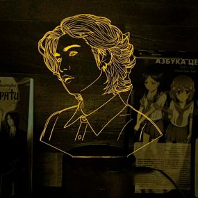 Акриловий світильник-нічник BTS Шуґа жовтий tty-n002238