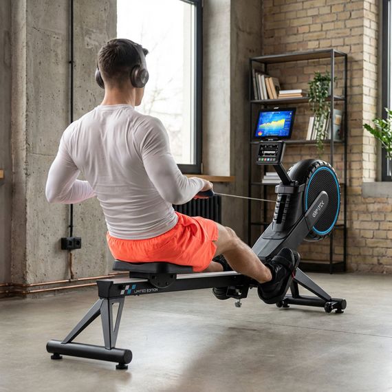 Гребний тренажер Gymtek XR2500 повітряний електромагнітний | Зображення 5