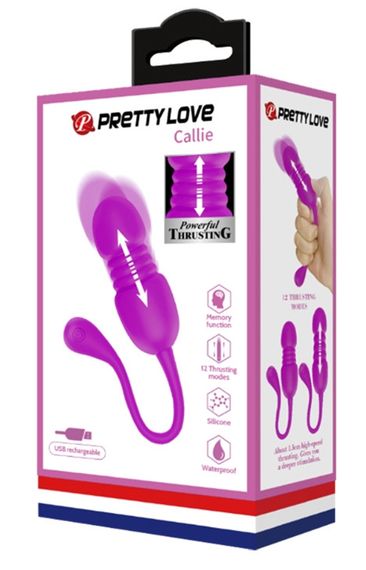 Віброяйце з зворотно-поступальним рухом Pretty Love - Callie, BI-014892 Sex Aura | Зображення 8
