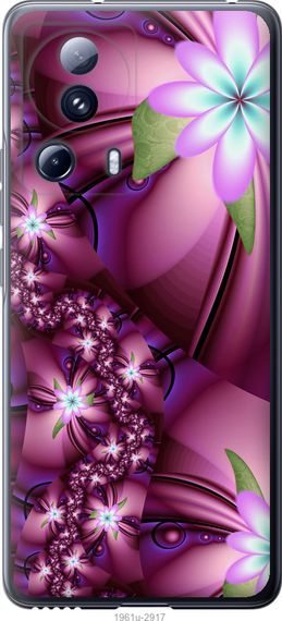 Чехол на Xiaomi 13 Lite Цветочная мозаика "1961u-3017-17620"