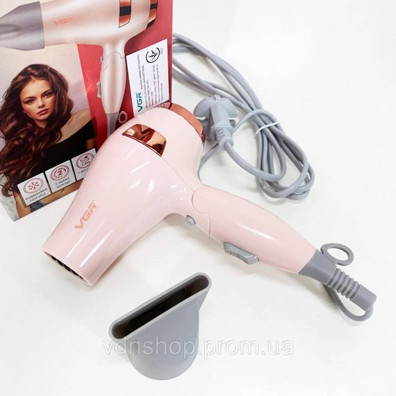 Фен звичайний для укладання волосся VGR V-432, Фен для укладання волосся салонний PY-98 | Зображення 2