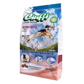 Сухий корм із яловичиною для собак Gheda Ciuffi Robusto, 10 кг