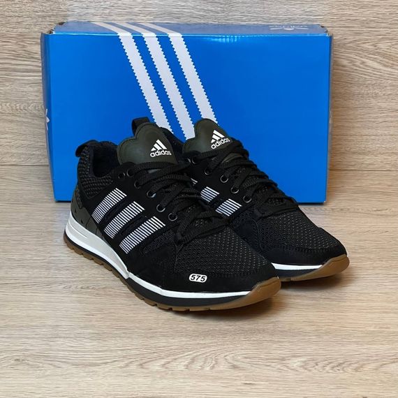 кросівки літні сітка Adidas Колір чорний, білий | Зображення 1