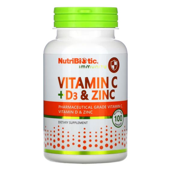 Vitamin C+D3 &amp; Zinc - 100 caps