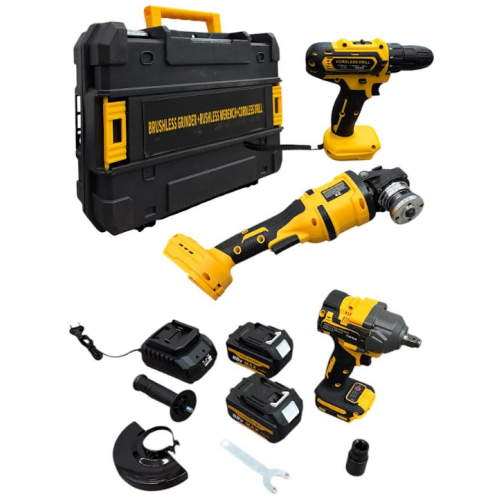 Акумуляторний набір інструментів 3в1 OP Tool Set 24V з 2 АКБ / ART-8018