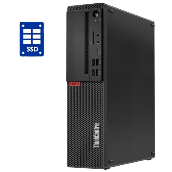 ПК Lenovo ThinkCentre M720s SFF / Intel Core i3-8100 (4 ядра по 3.6 GHz) / 8 GB DDR4 / 256 GB SSD / Intel UHD Graphics 630 б/в