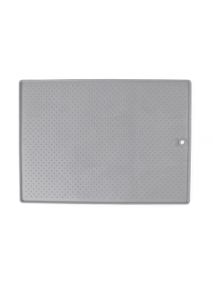 Килимок антиковзкий під миски для тварин Dexas Pet Bowl Grippmat 43 см х 57 см, сірий