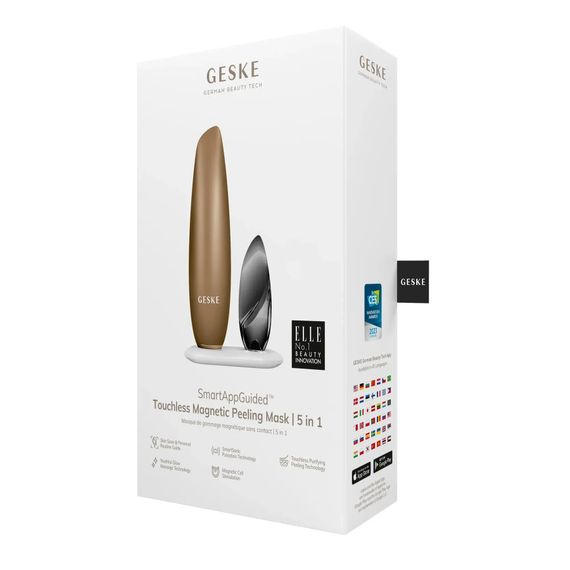 Бесконтактная магнитная пилинг-маска GESKE Touchless Magnetic Peeling Mask 5в1 starlight, Серый | Зображення 7