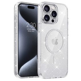 Чехол TPU Eclipse Sparkle (MagFit) для Apple iPhone 14 Pro (6.1") Clear