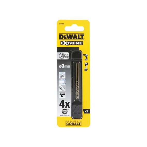 Свердло по металу 3мм EXTREME Industrial Cobalt DeWALT DT4902